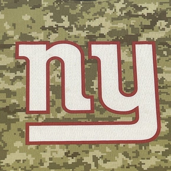 New York Giants Shirt Men's XXL Nike Tee Dri‎ Fit Salute to Service 3/4 Sleeve - Picture 2 of 10